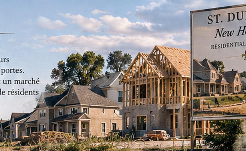 Nouveau quartier résidentiel de St. Dunstan
