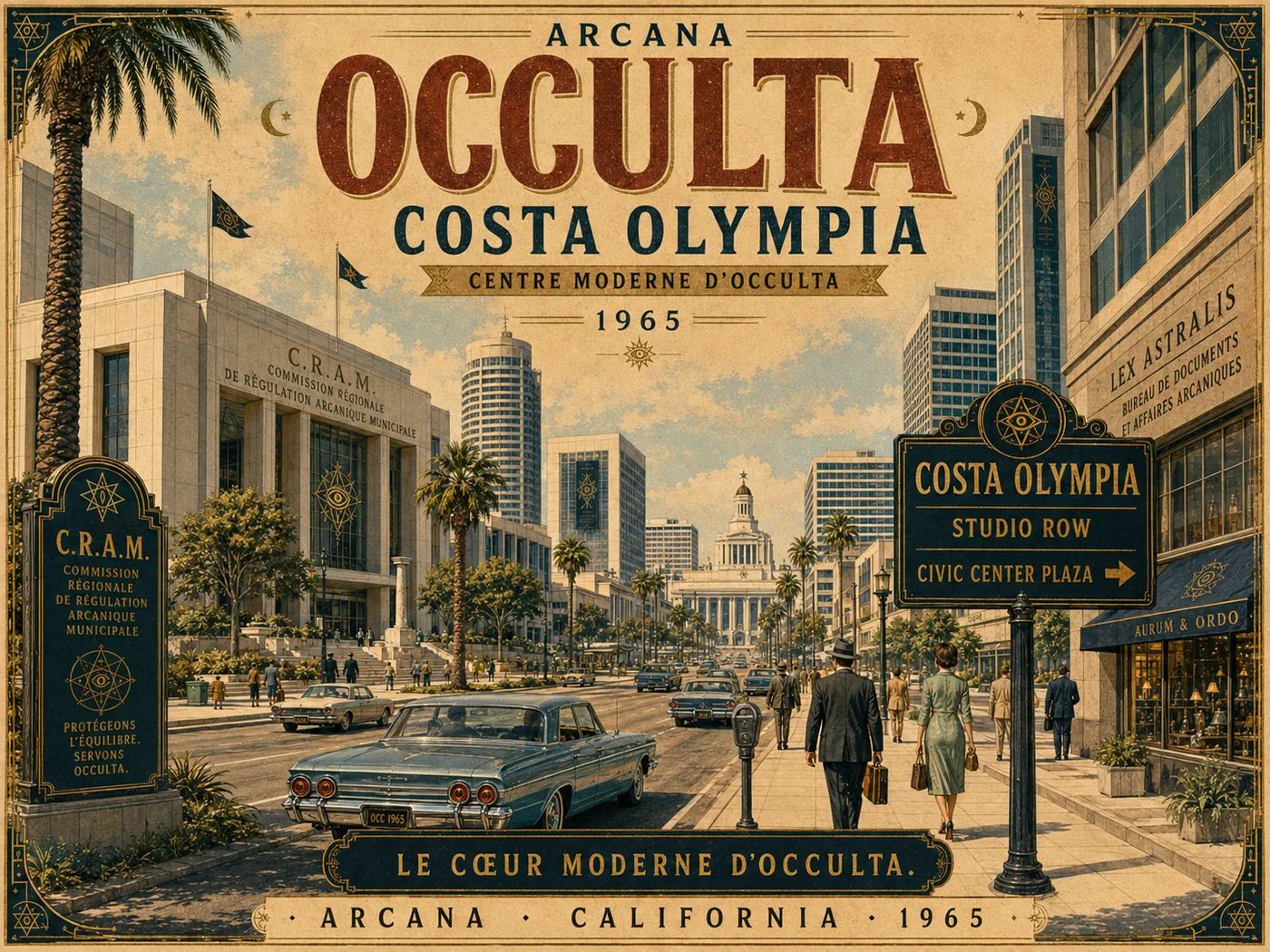 Costa Olympia, centre moderne d’Occulta