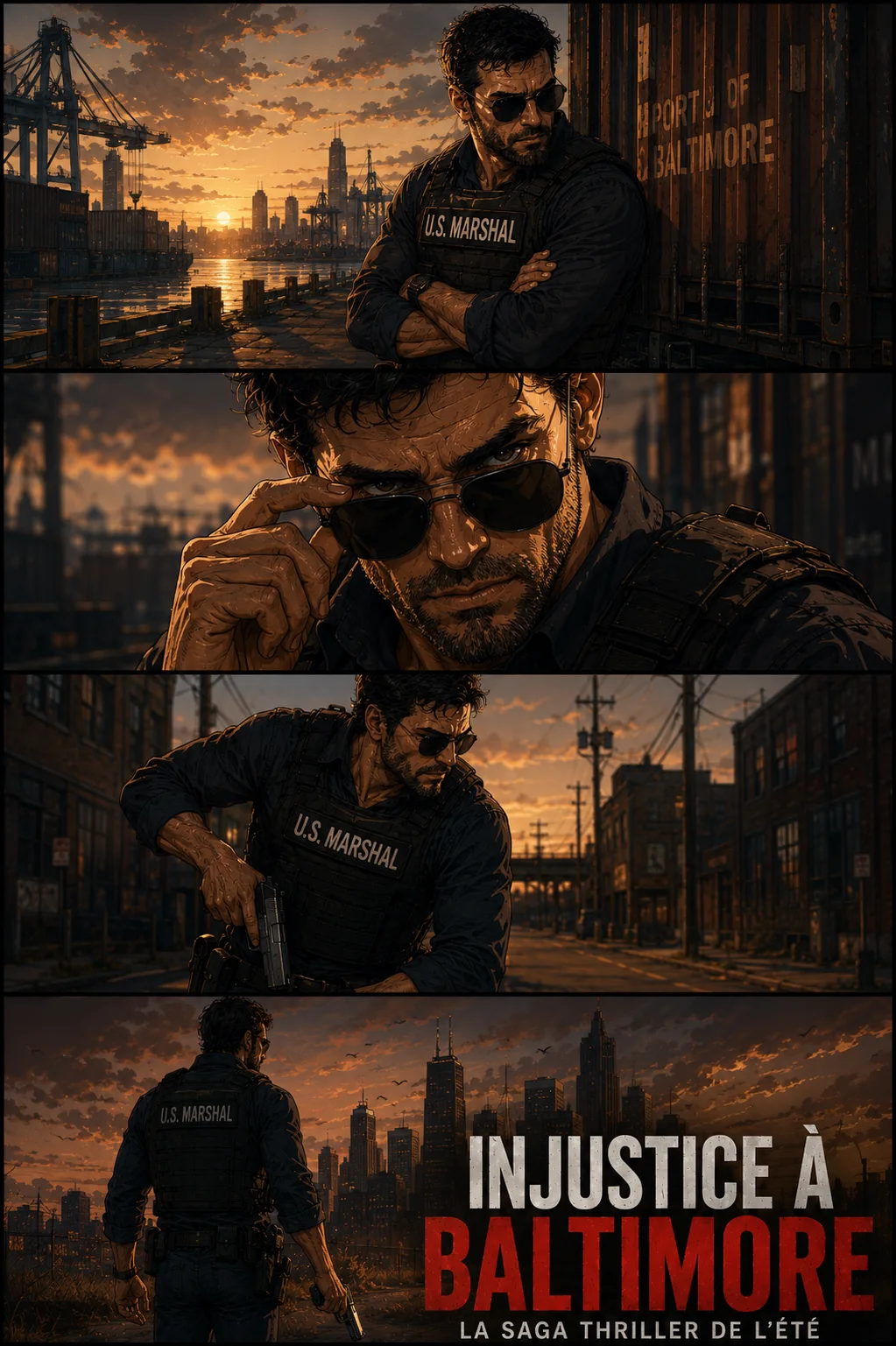 Visuel promotionnel In-Justice à Baltimore
